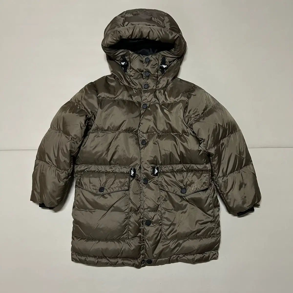 アルマーニ　ダウン　美品　112㎝　5A キッズ アルマーニ キッズ ダウンジャケット ロング丈 116/6A - メルカリ