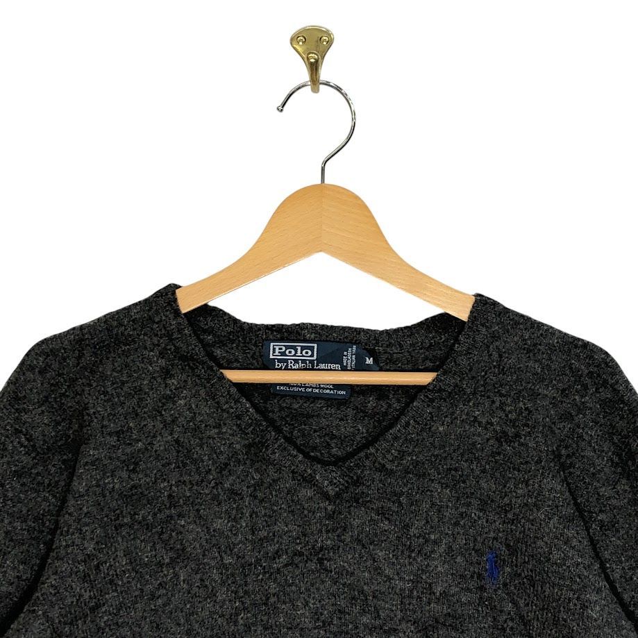POLO ポロバイラルフローレン ニット セーター 長袖 ウール100