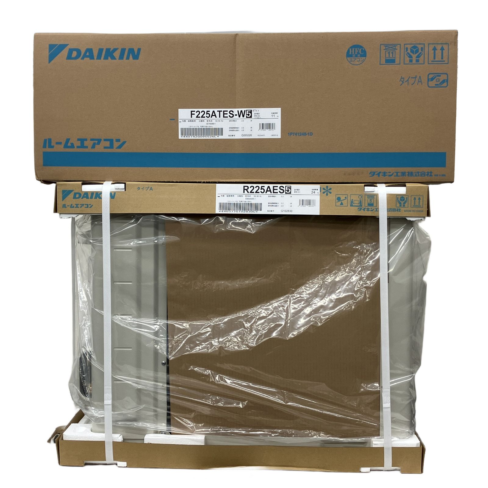 DAIKIN ダイキン F225ATES-W / R225AES 6畳程度 ルームエアコン室外機