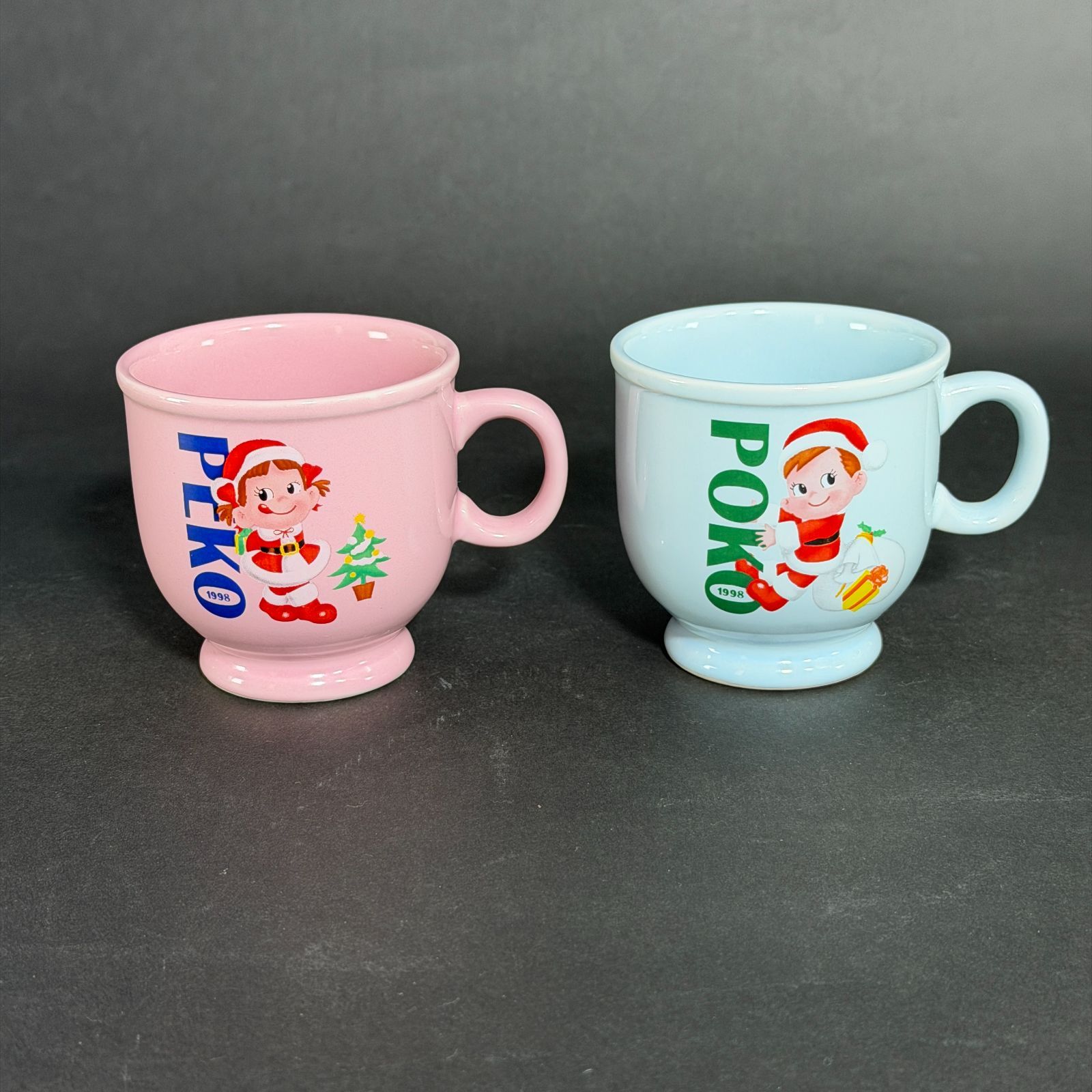 平成レトロ】不二家 ペコちゃんポコちゃん マグカップ ペアカップ