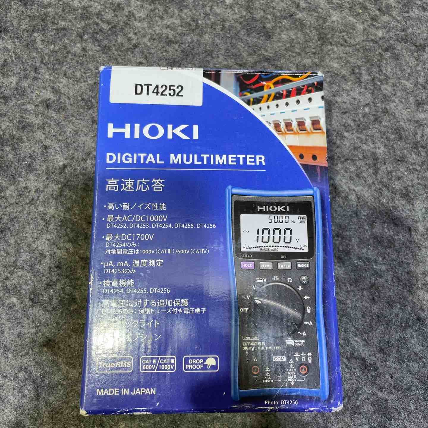 日置電機 HIOKI DT 4252 デジタルマルチメータ 10 A端子搭載汎用タイプ