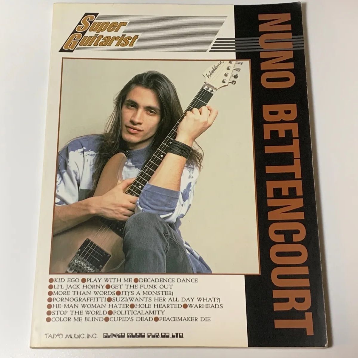 SUPER GUITARIST ヌーノ・ベッテンコート NUNO BETTENCOURT TAB譜付