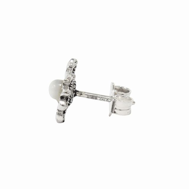 新品仕上げ済 新同 極美品 グッチ GUCCI ダブルG フラワー スタッズ