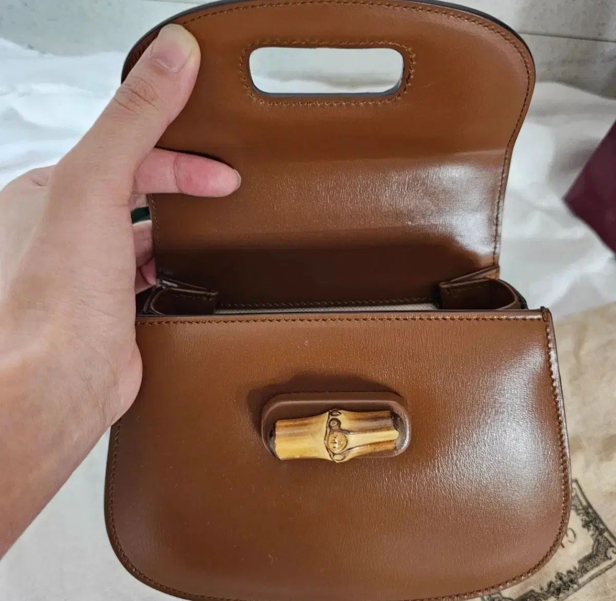 極美品【グッチ】グッチ バンブー 1947 ミニ トップハンドル　バッグ グッチ バンブー 1947〕ミニバッグ ・ブラック レザー | GUCCI公式