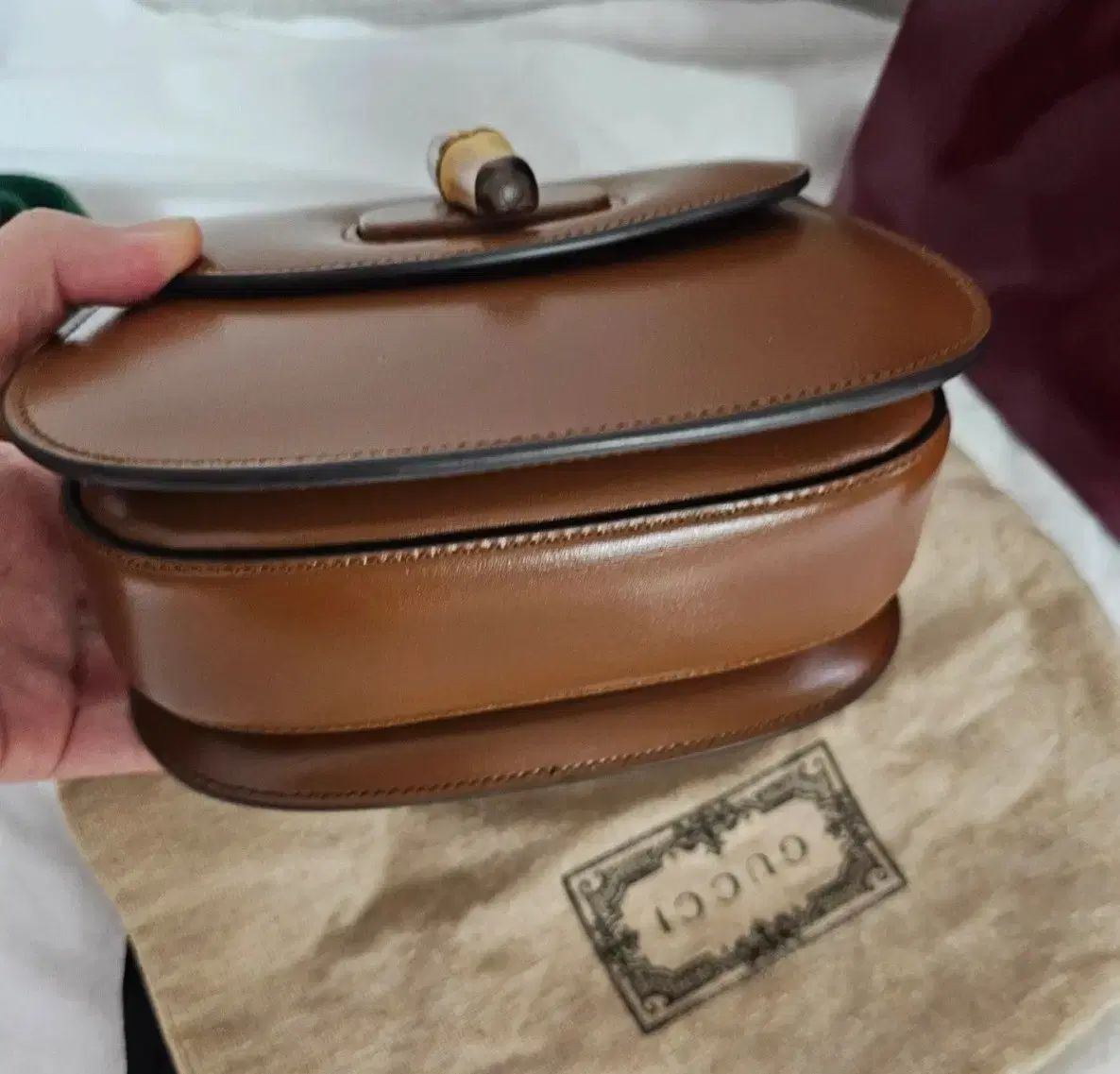 極美品【グッチ】グッチ バンブー 1947 ミニ トップハンドル　バッグ グッチ バンブー 1947〕ミニバッグ ・ブラック レザー | GUCCI公式