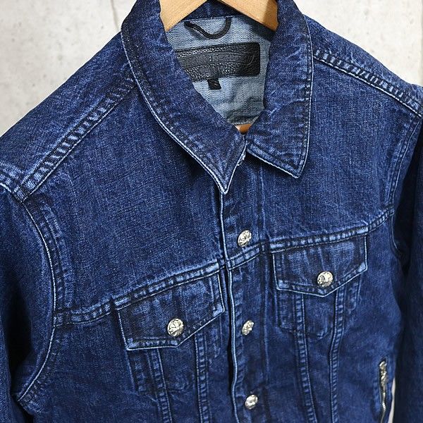 クロムハーツ デニムシャツジャケット CHROME HEARTS 新宿店 クロムハーツ 未使用 モーターブレス