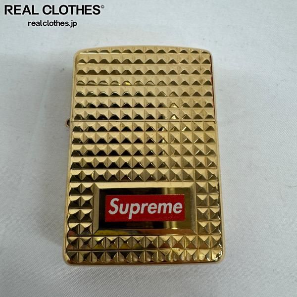Supreme×ZIPPO/シュプリーム×ジッポー【17AW】 Daiamond Cut Gold/ダイアモンド カット ゴールド 2017年製