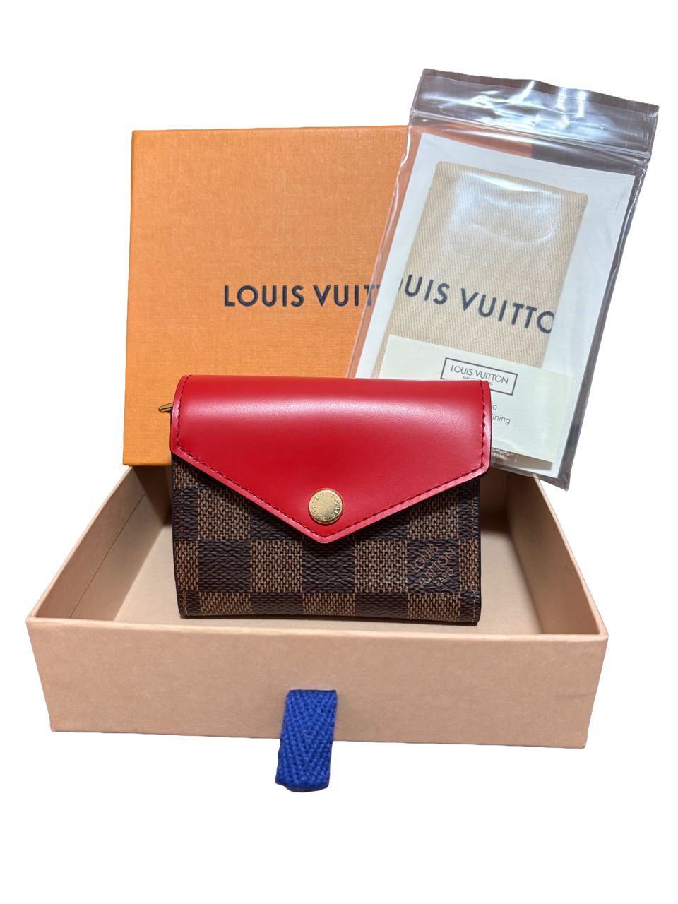 未使用展示品】LOUIS VUITTON ルイヴィトン ダミエ ポルトフォイユ