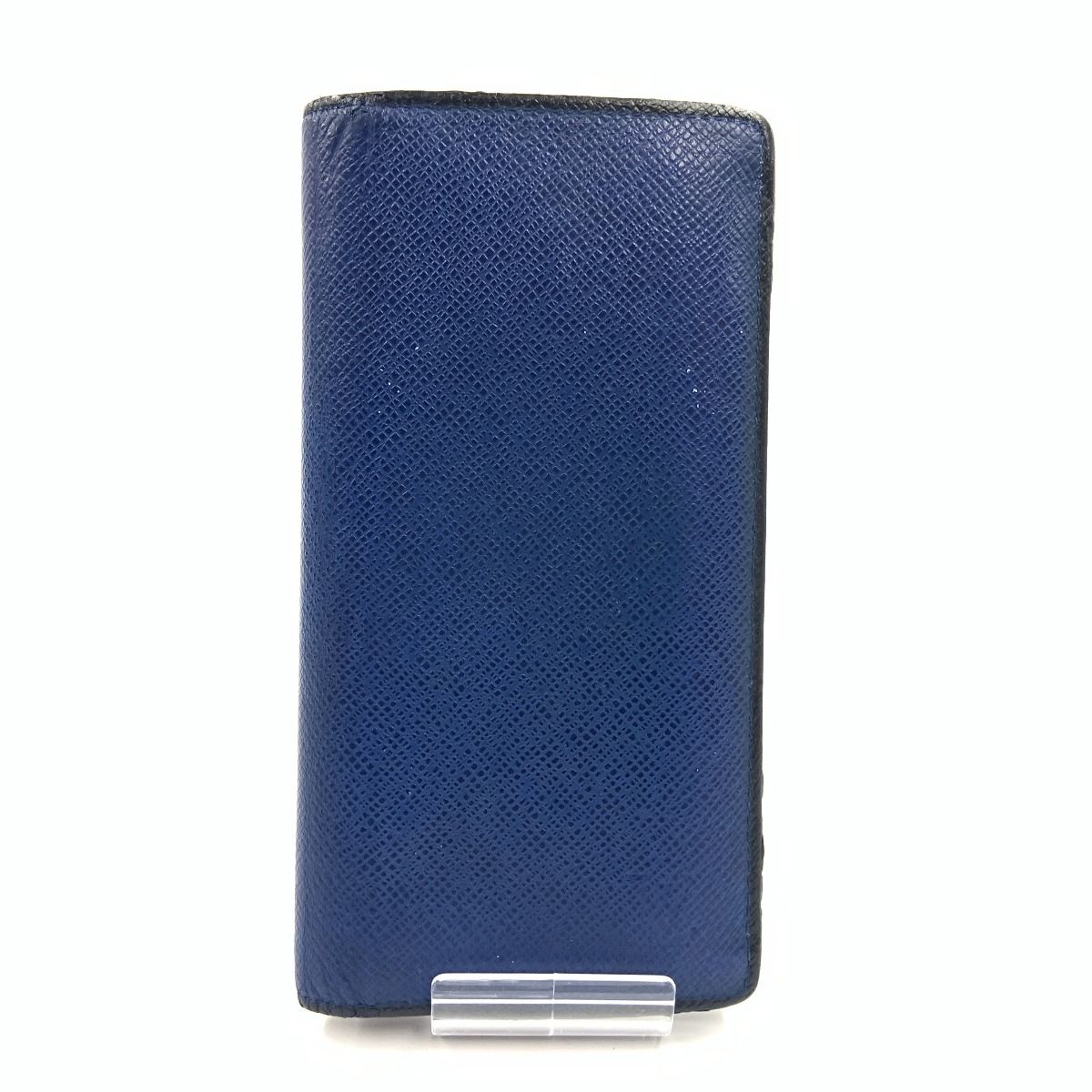 〇〇LOUIS VUITTON ルイヴィトン タイガ ポルトフォイユ ブラザ 二つ折り長財布 M30559 ブルー