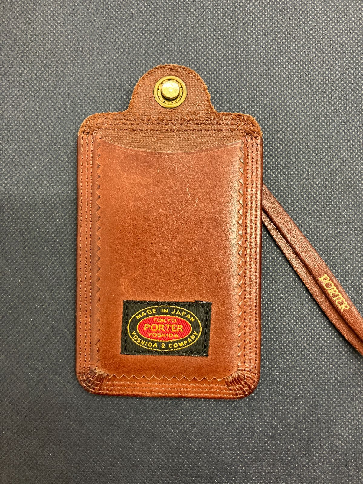 本革・エイジング】PORTER ポーター レザー パスケース 定期入れ
