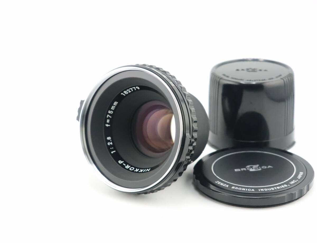 ☆美品☆ゼンザブロニカ ZENZA BRONICA NIKKOR-P 75mm F2.8 ☆ W0122