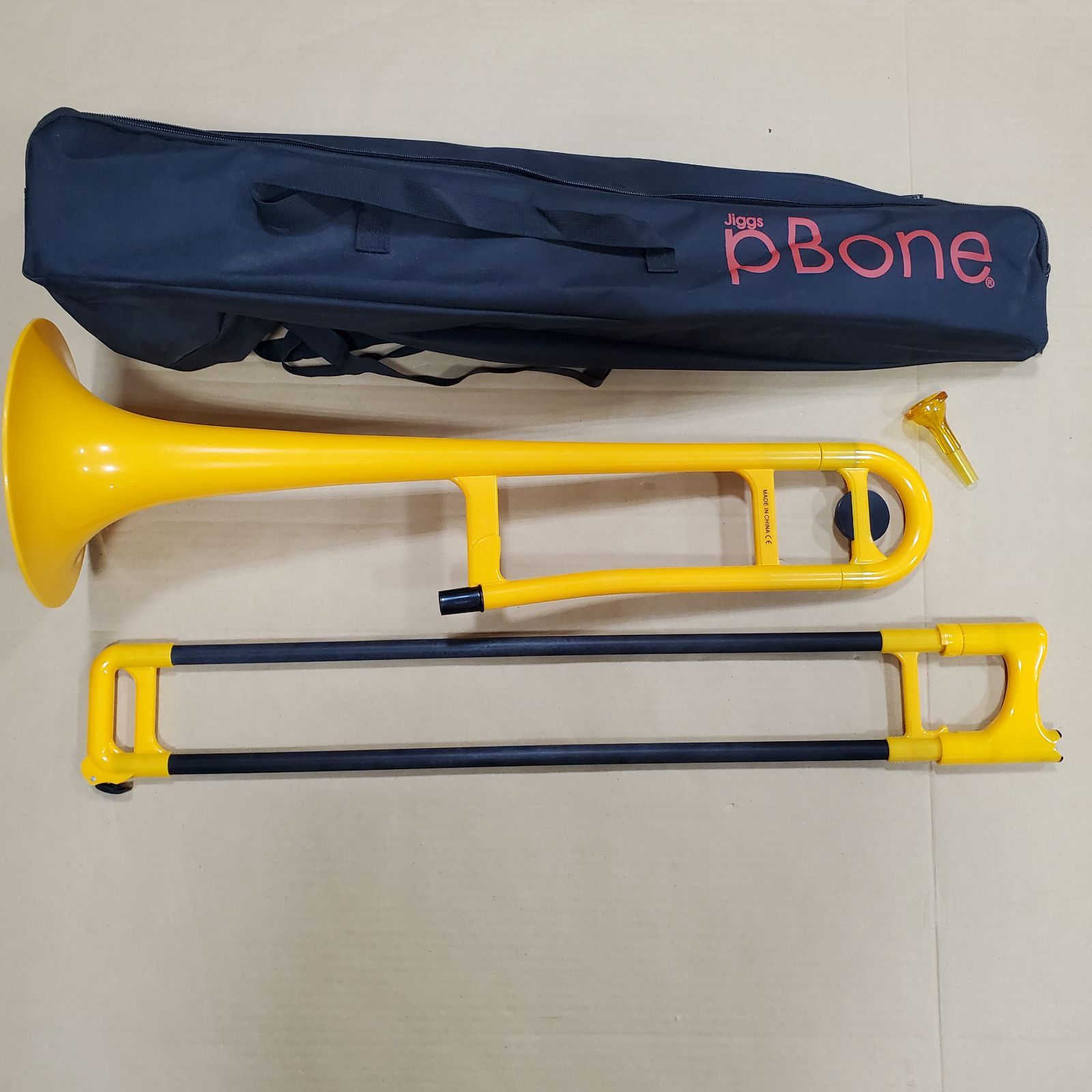 【209】pBoneピーボーン　イエロー　プラスチックトロンボーン　イエロー 209】pBoneピーボーン イエロー プラスチックトロンボーン イエロー