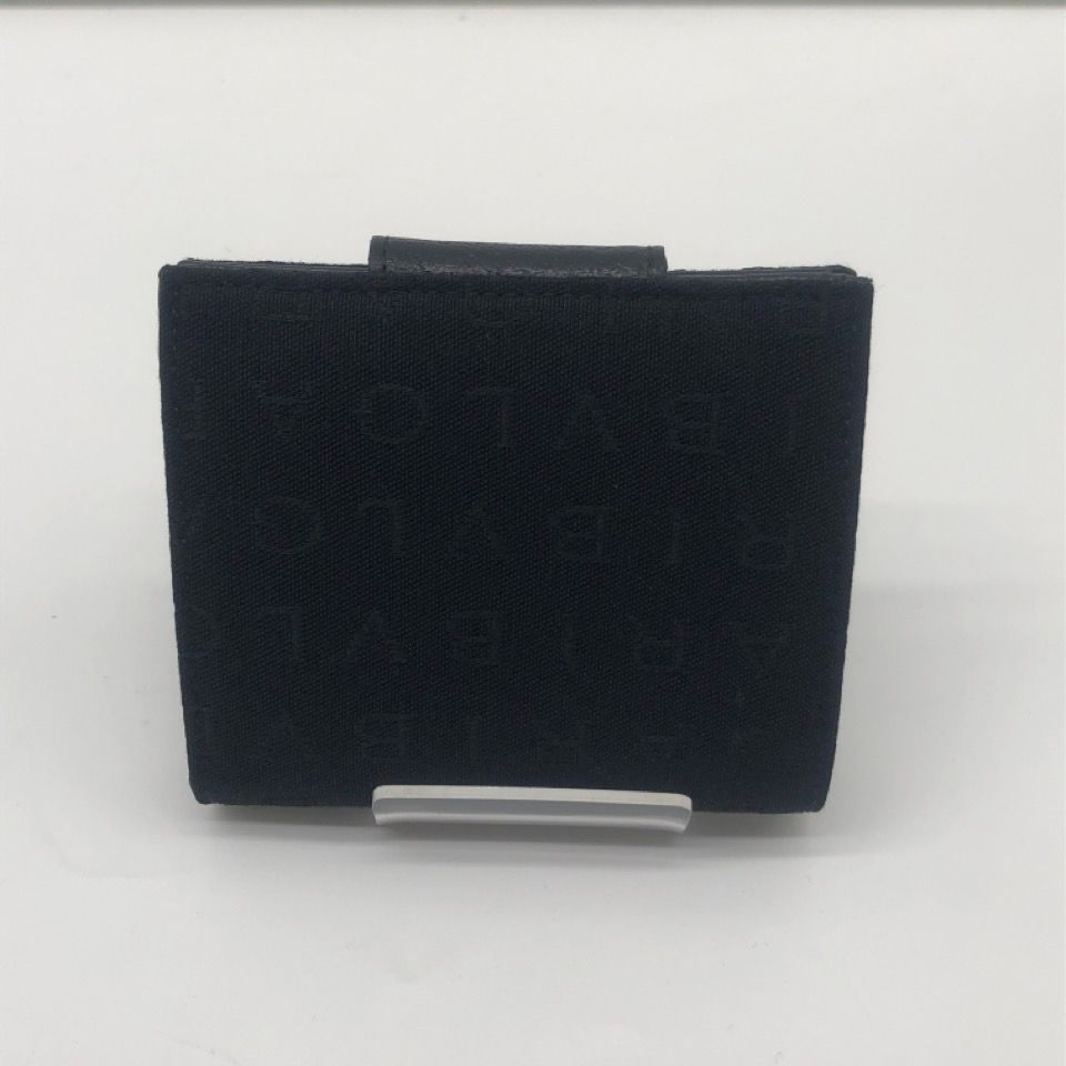 ほぼ未使用品 BVLGARI ブルガリ ロゴマニア ブラック 二つ折り 財布