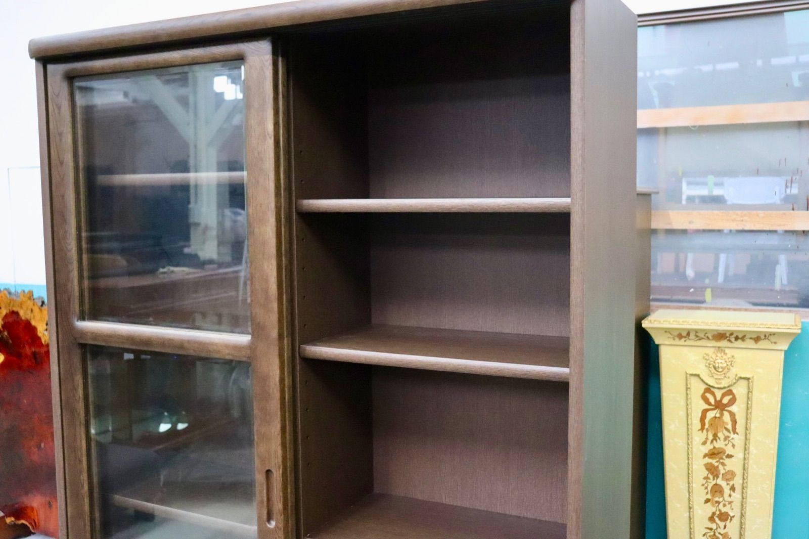 浜本工芸 本棚 浜本工芸 書棚「No.3600A・No.3608A」オープンタイプ 幅85.1cm 高さ