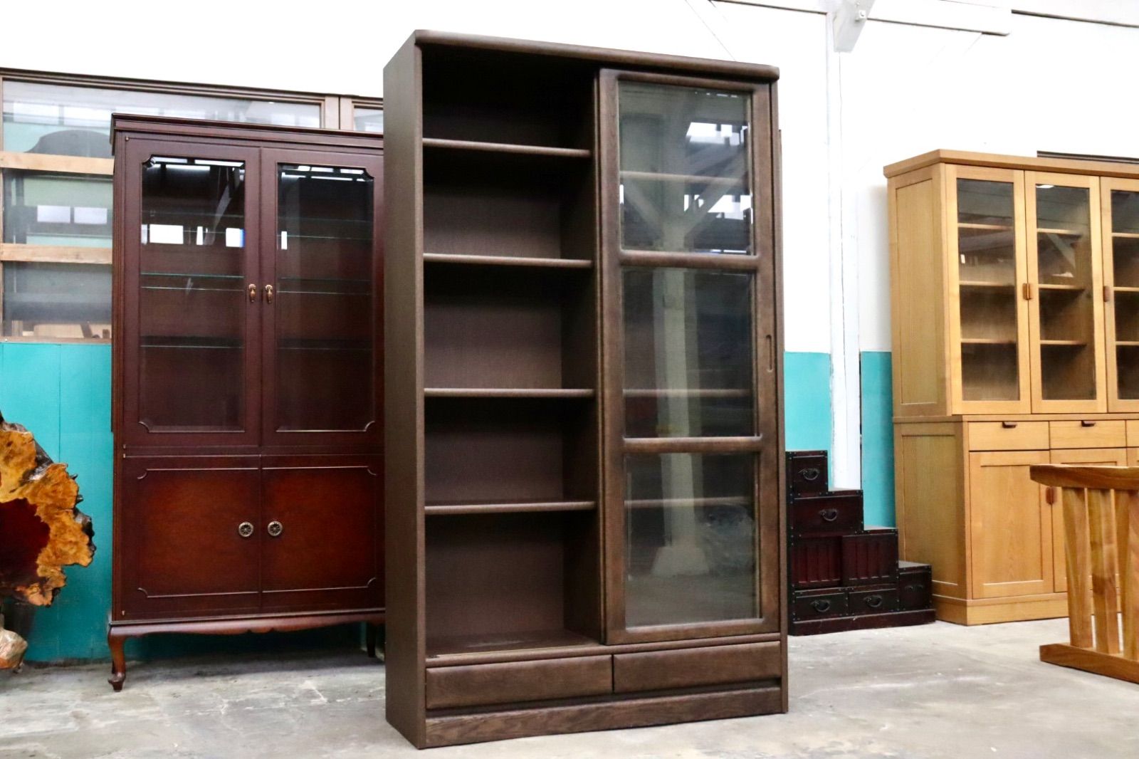 GMIK657○浜本工芸 / HAMAMOTO No.3600 書棚 本棚 ブックシェルフ