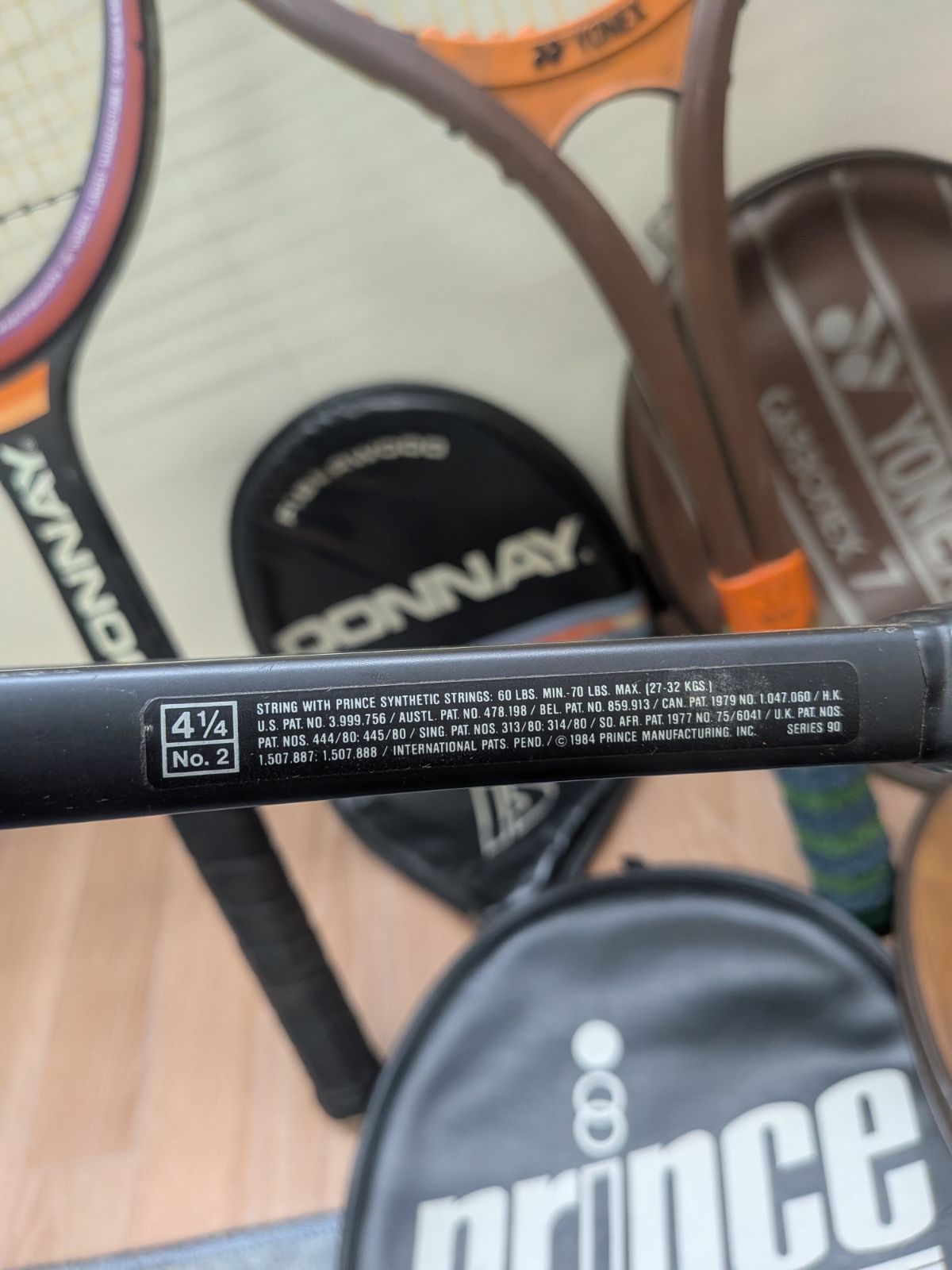 ヴィンテージラケット まとめ売り Wilson YONEX Prince DONNAY - メルカリ