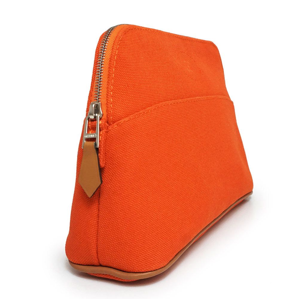 エルメス ボリード ミニ 20 コットン100％ オランジュ フー オレンジ