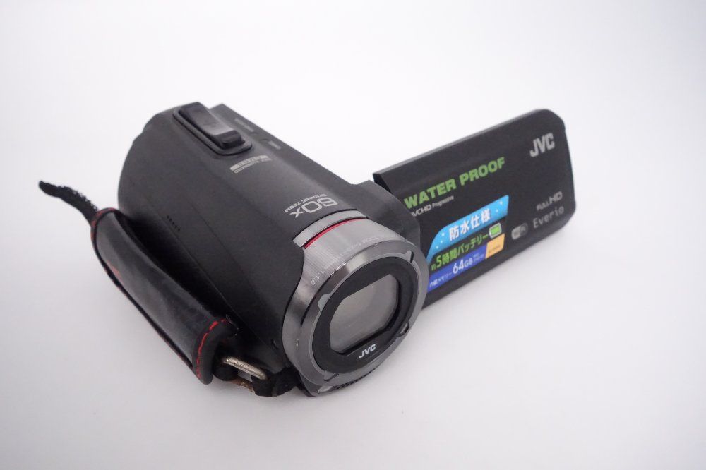 JVC Everio エブリオ GZ-RX500-B 防水ビデオカメラ64GB JVCケンウッド JVC KENWOOD ビデオカメラ EVERIO 防水 防塵 64GB