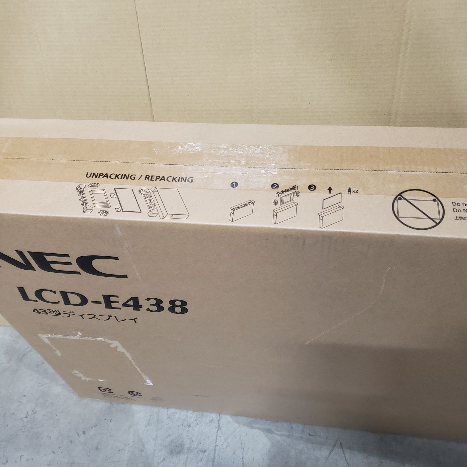 新品未開封 MultiSync(マルチシンク) LCD-E438 - メルカリ
