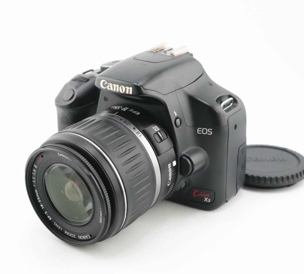 カメラ ☆良品☆ショット数3,312回☆キヤノン CANON EOS Kiss X2 + EF-