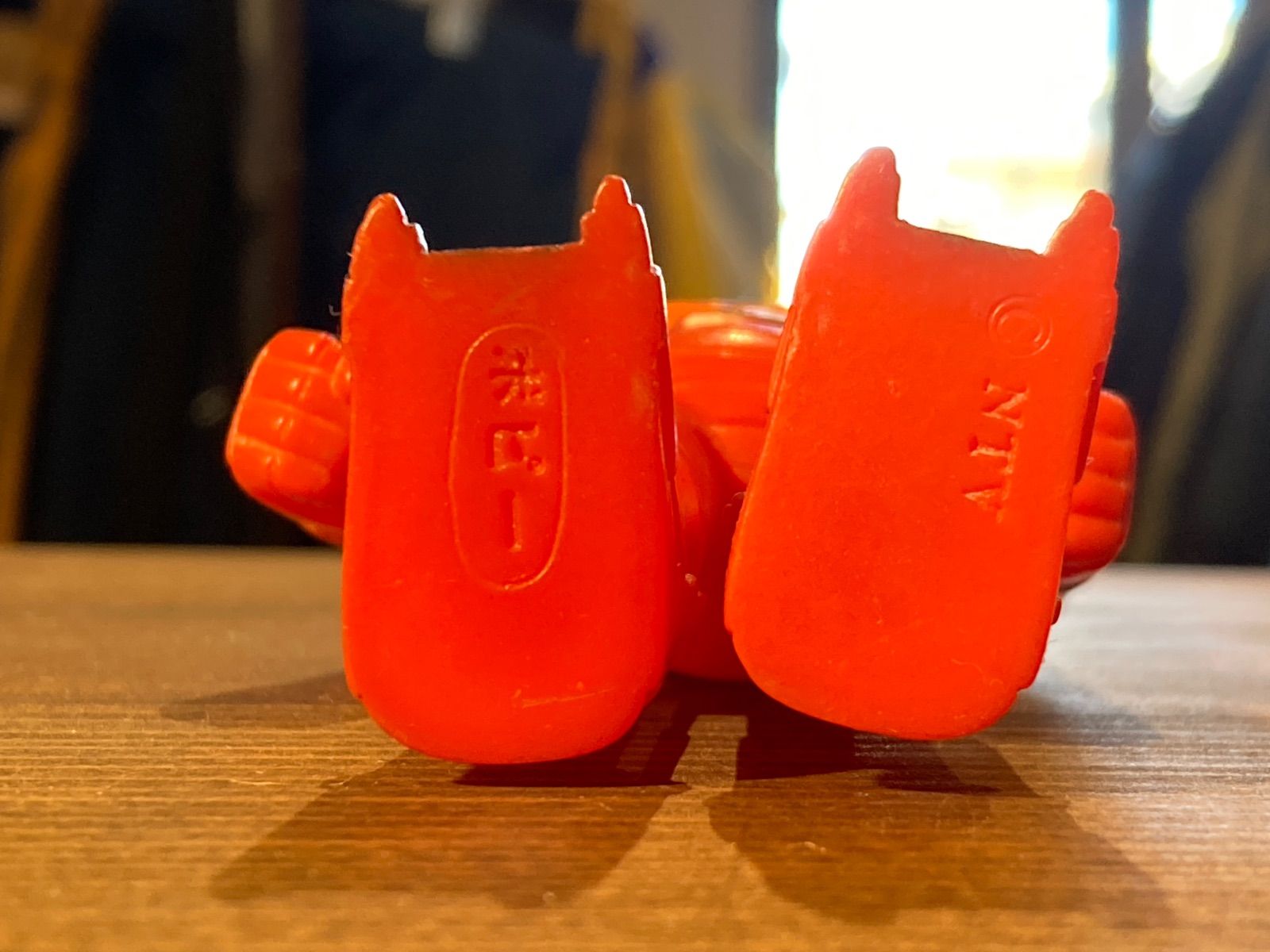 美品　昭和レトロ ポピー マッハバロン ソフビ MP070) ポピー スーパーロボット マッハバロン 記名有り ビンテージ