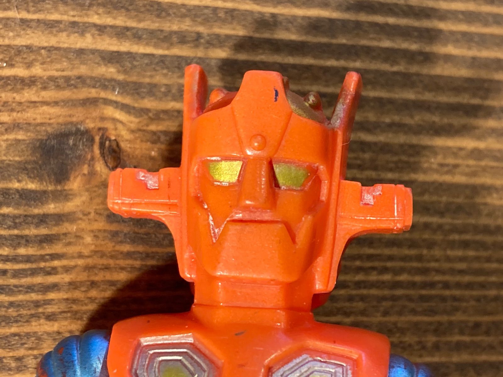 美品　昭和レトロ ポピー マッハバロン ソフビ ポピー スーパーロボット マッハバロン ソフビ 当時物 現状品