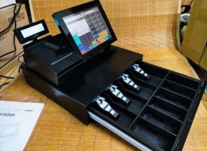 カシオレジスター V-R200 タッチ操作 設定無料Android 900222 - メルカリ