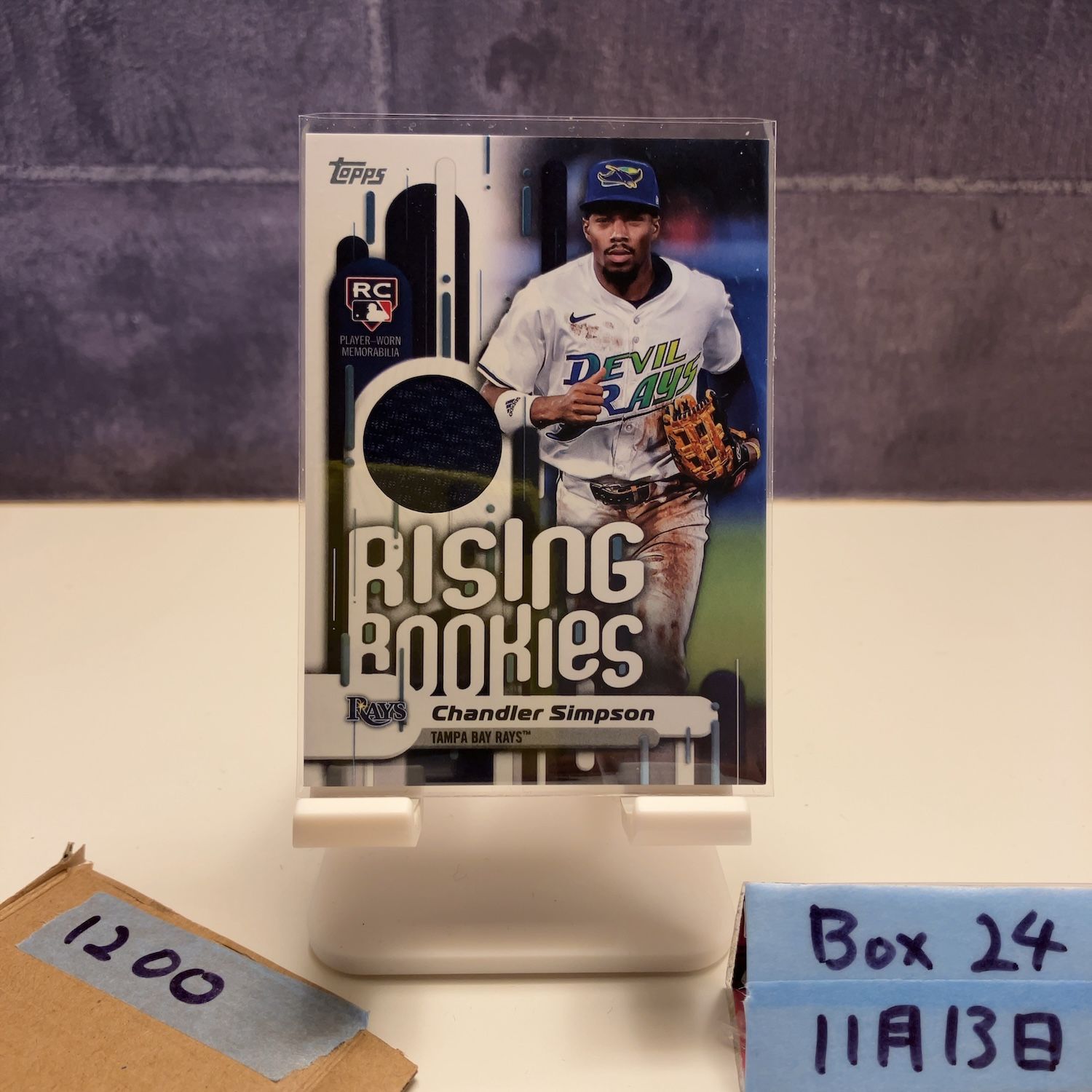 2025 Topps Update Series Chandler Simpson Tampa Bay Rays Rising