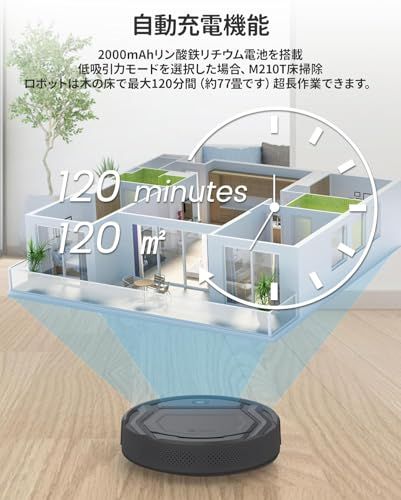  ロボット掃除機 お掃除ロボット 2200 pa強力吸引 カーペット加圧 音量調節 低騒音 予約清掃 自動充電 Wi-Fi対応BoostIQ搭載 120分間連続稼働 落下 衝突防止 水タンクなしでモップ掛け 自動掃除機 Lefant M 21 09 bb 2898 その他 キッチン 食器