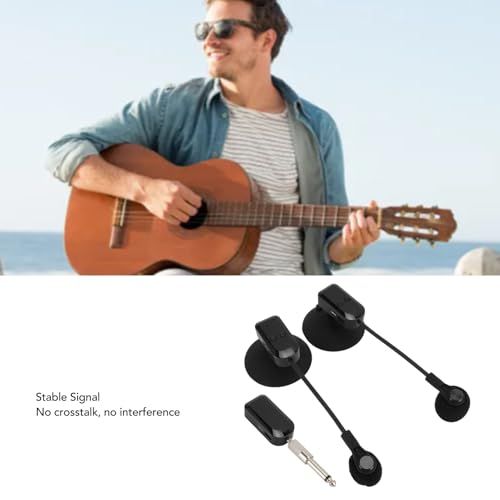  2.4 Gワイヤレス楽器マイク 360°回転コンデンサーサックスマイクピックアップシステム ギターバイオリンアコーディオン用 コンサート屋外パフォーマンス用p c 9582 45 キッチンスケール その他 キッチン 食器