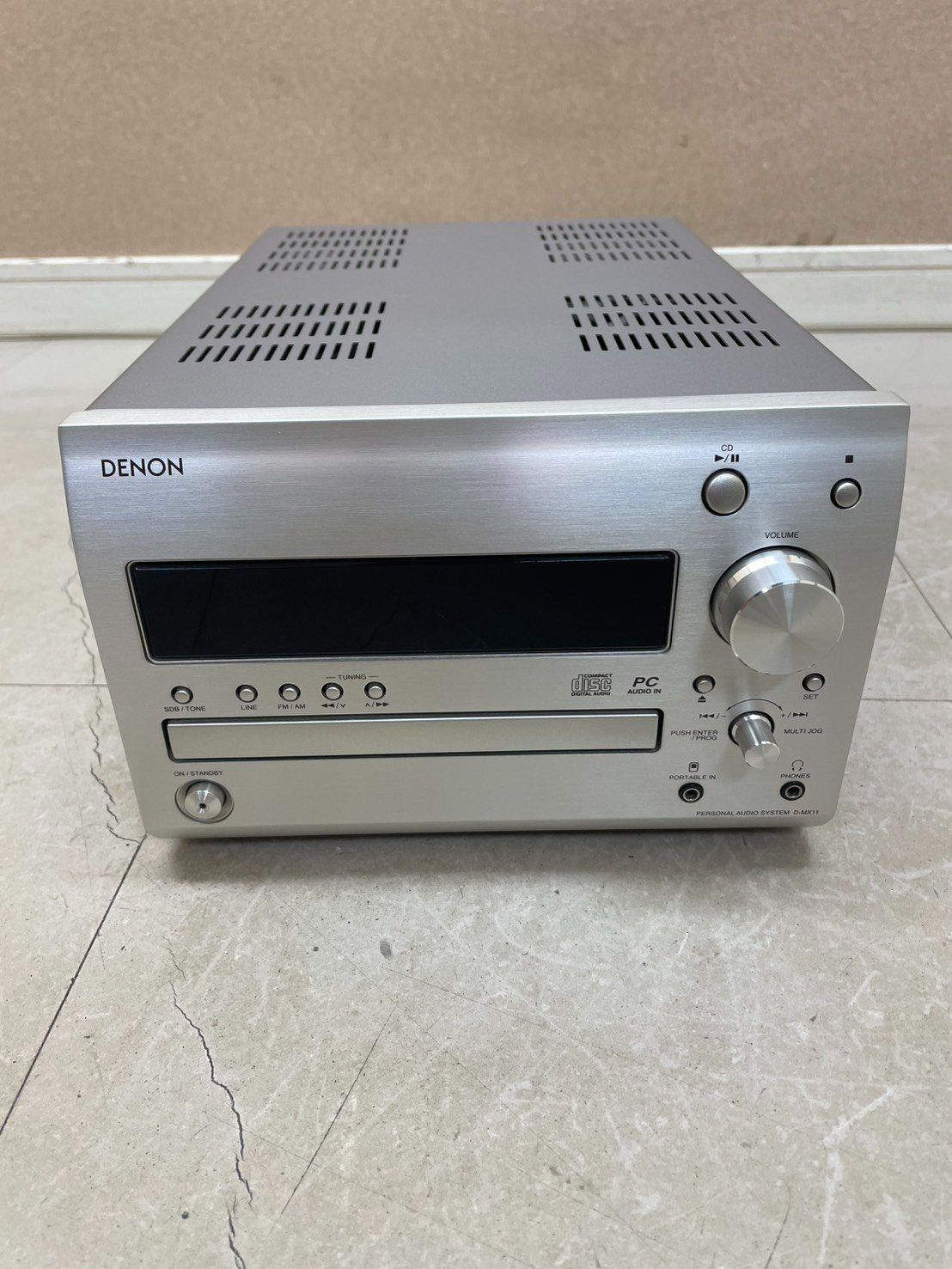 DENON パーソナルオーディオシステム D-MX11 2008年製 ミニコンポ CD
