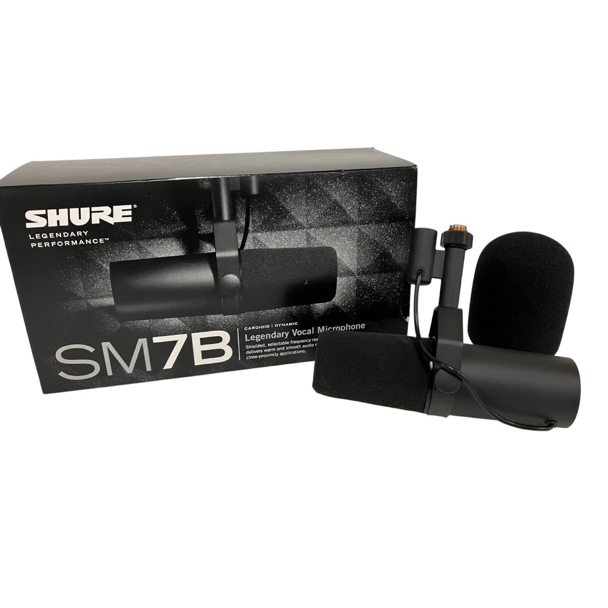 SHURE SM7B ダイナミックマイク ボーカル マイクロホン 単一指向性
