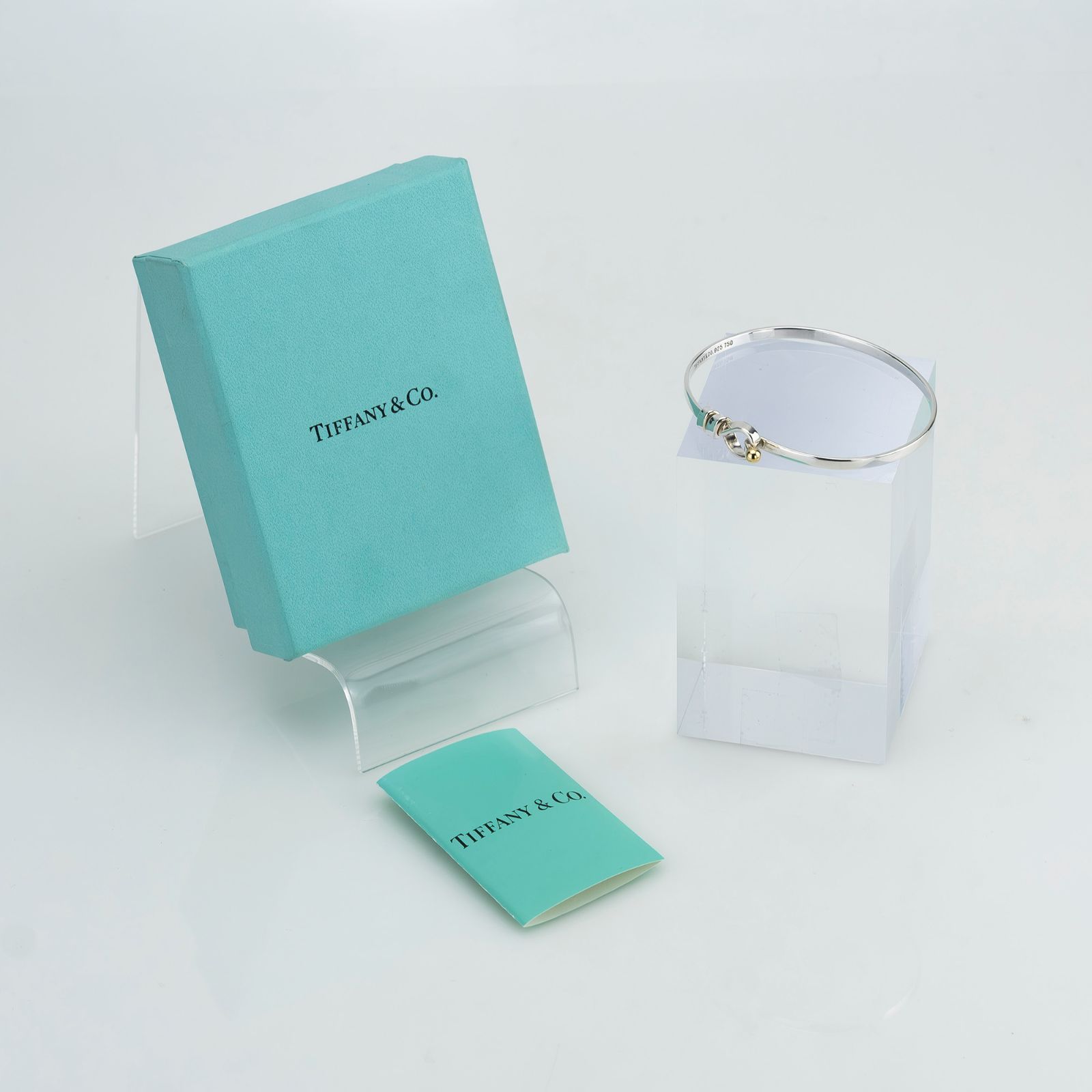 ティファニー TIFFANY&Co. フック＆アイ ラブノット バングル シルバー