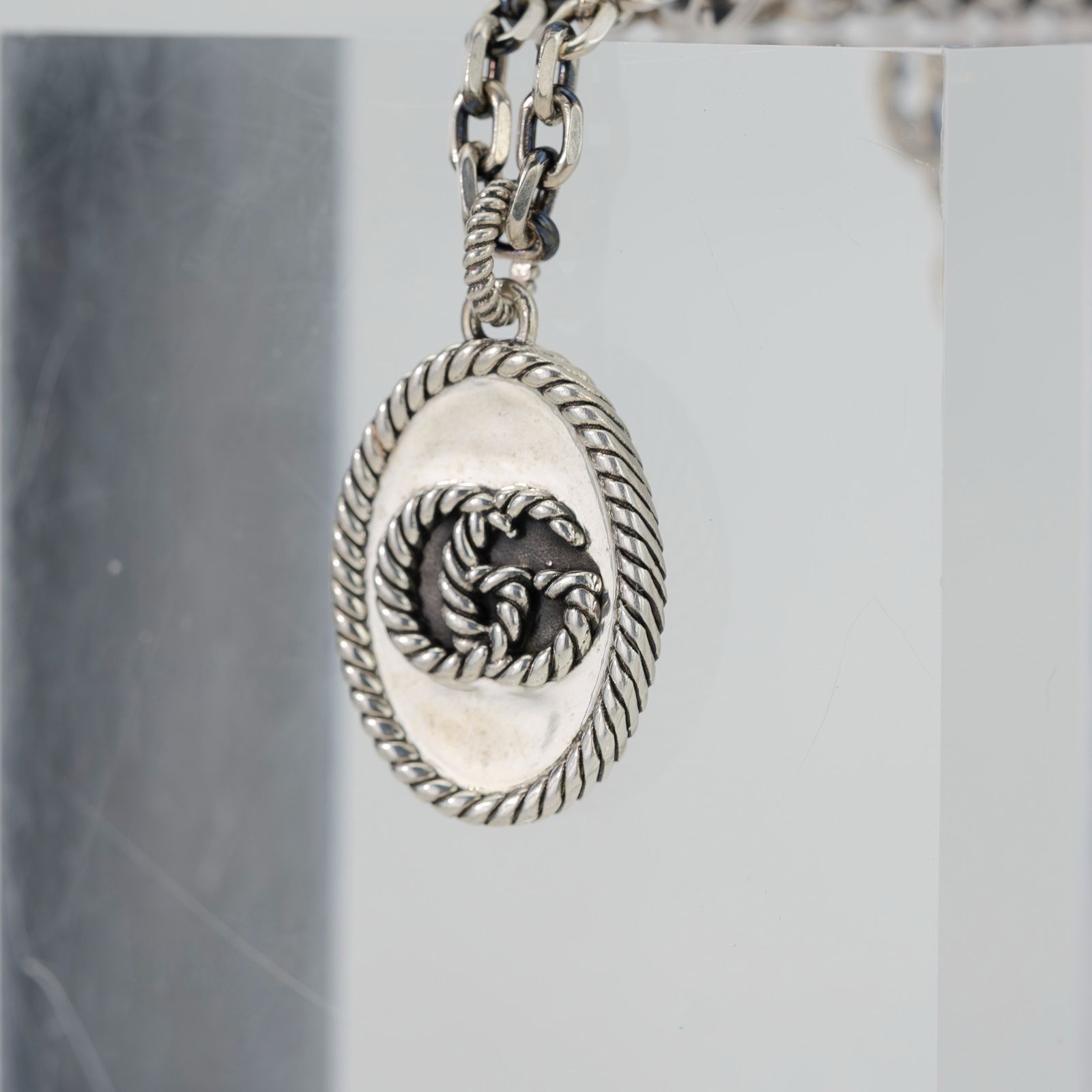 グッチ GUCCI インターロッキングG ダブルG ネックレス シルバー925