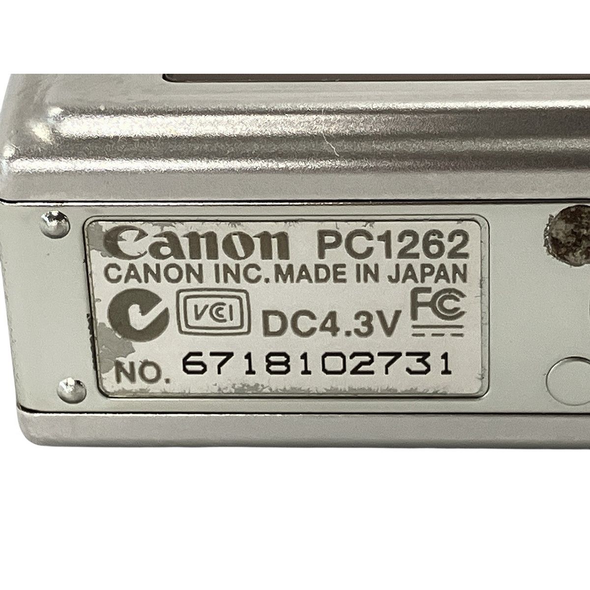 Canon PC1262 IXY 25IS キャノン オールドコンデジ コンパクト