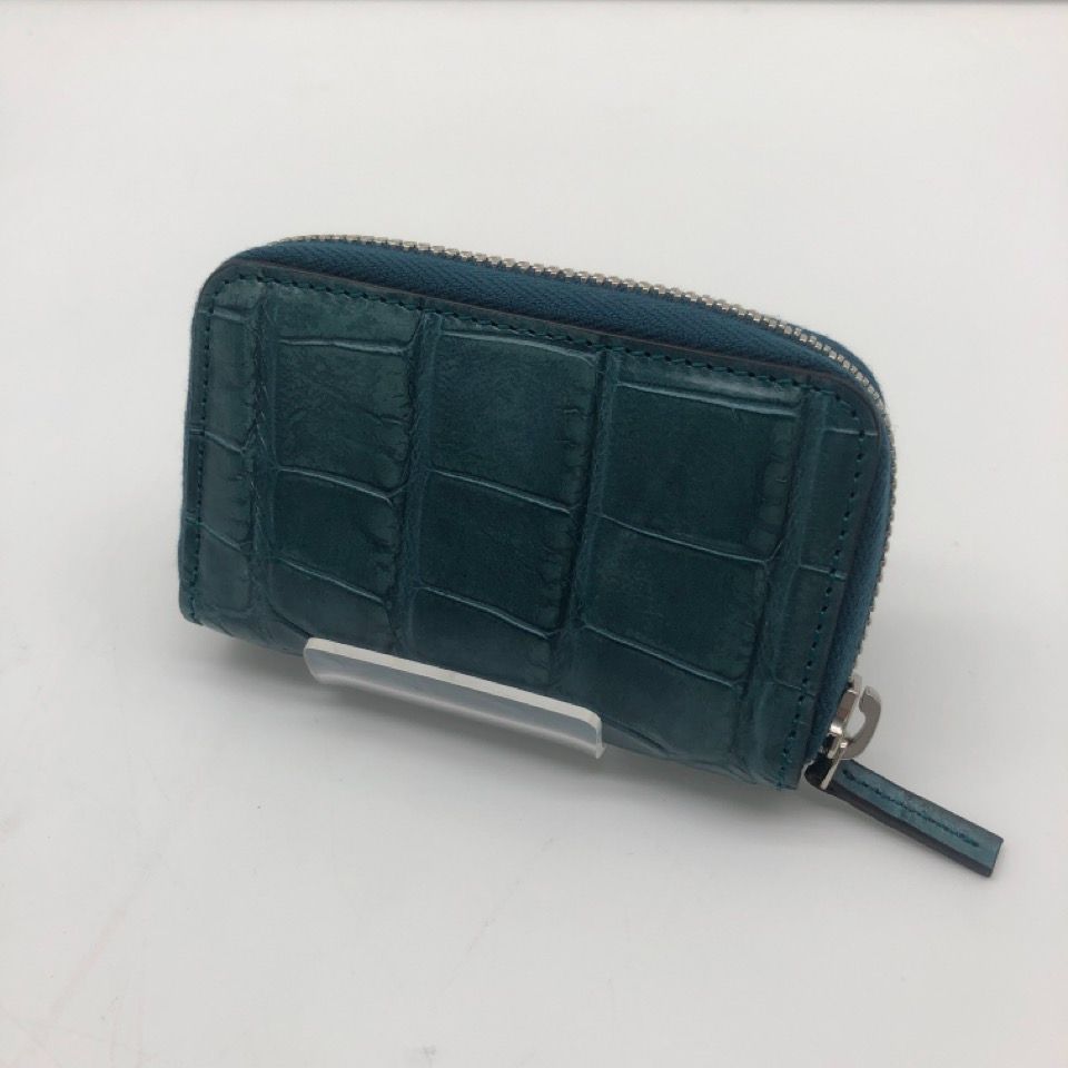 ほぼ未使用品 GUCCI グッチ コインケース カードケース クロコ