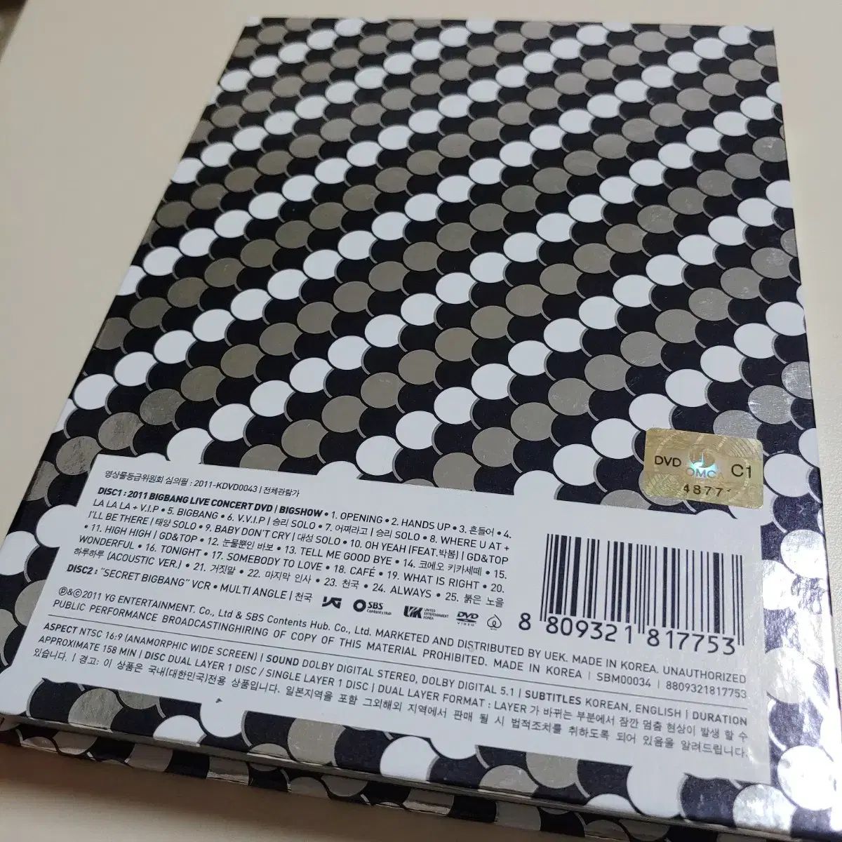 BIGBANG 2011 BIGSHOW ビッグショウ ライブコンサート DVD - メルカリ