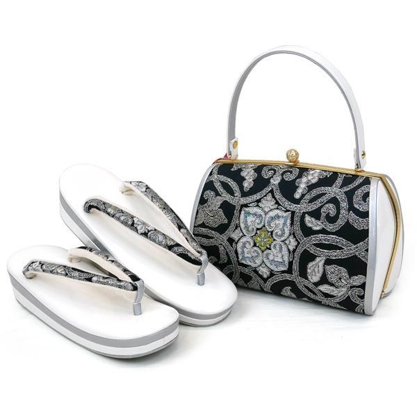 新品】3Lサイズ 振袖用 草履バッグセット zb-103 大きいサイズ 大きめ