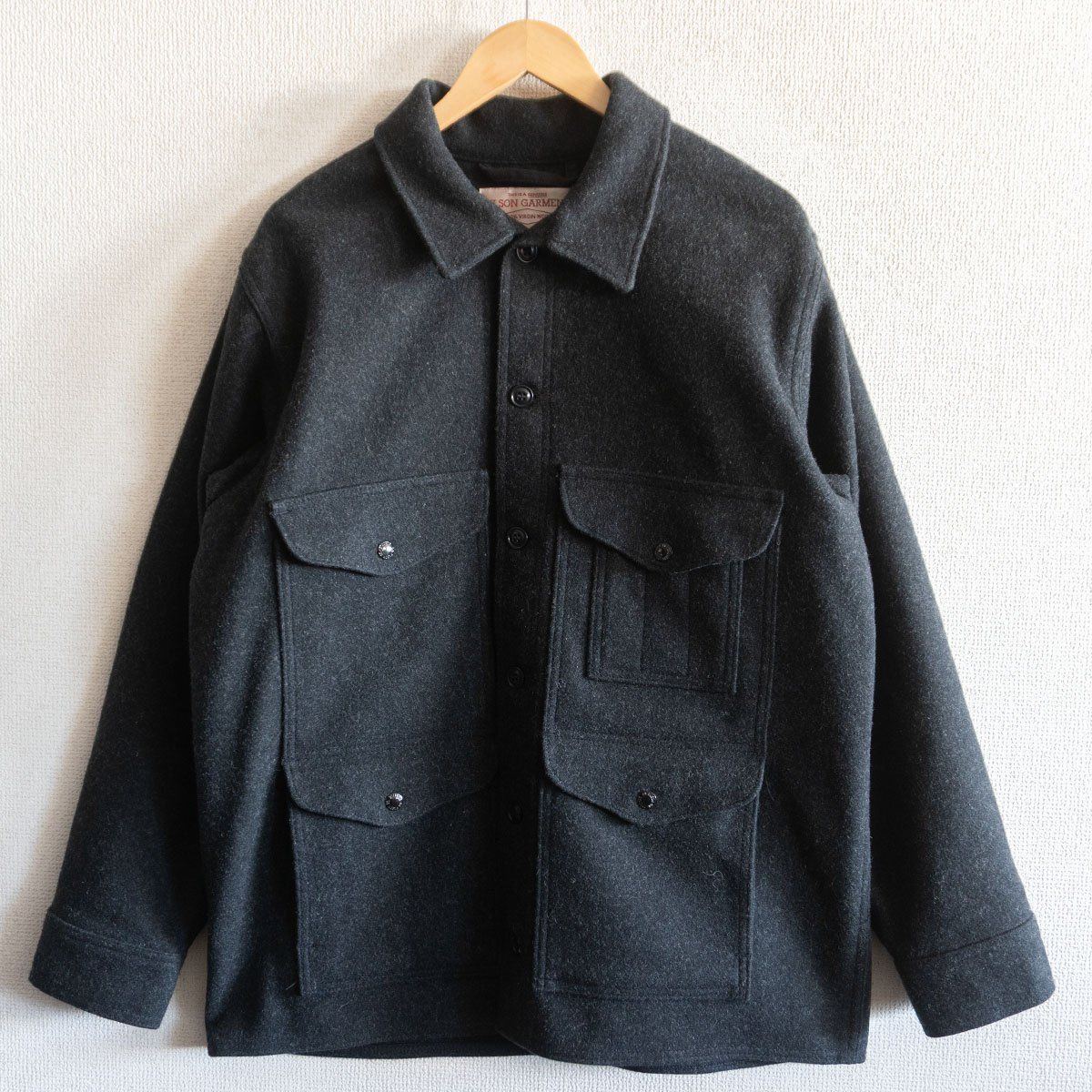 【美品】FILSON マッキーノクルーザー　チャコールグレー FILSONマッキーノクルーザージャケット‼ | HC import