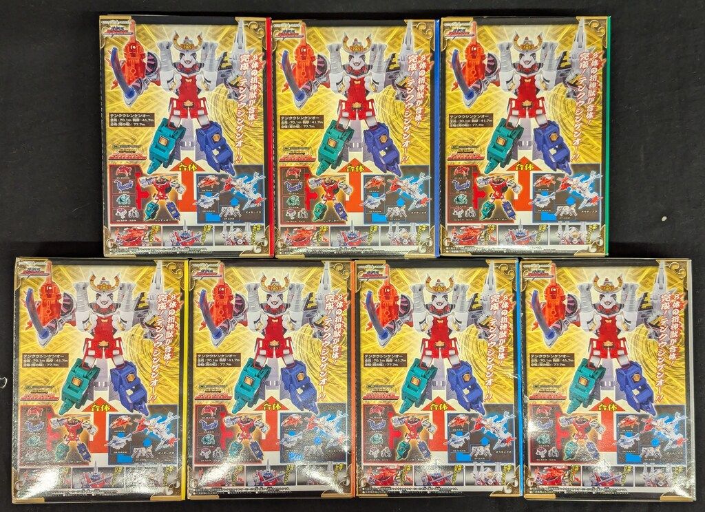 バンダイ ミニプラ|超侍合体テンクウシンケンオー 侍戦隊シンケンジャー 全7種セット 超侍合体テンクウシンケンオー