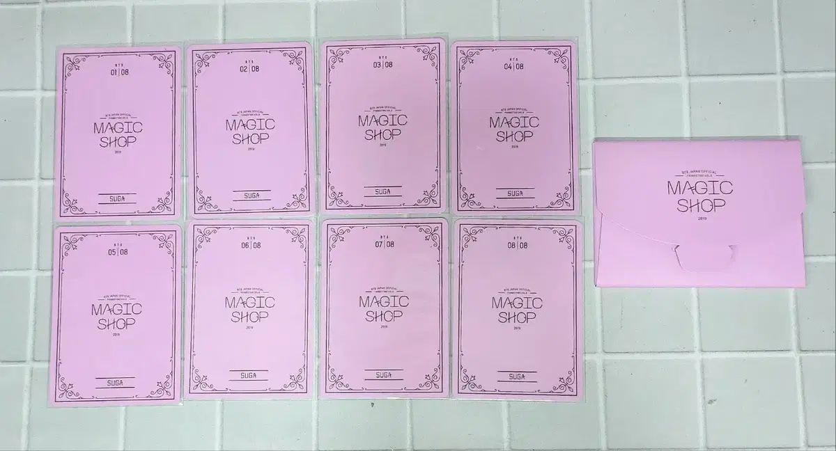 BTS Magic Shop ミニ トレカ ミニ フォトカード シュガ(SUGA・ユンギ