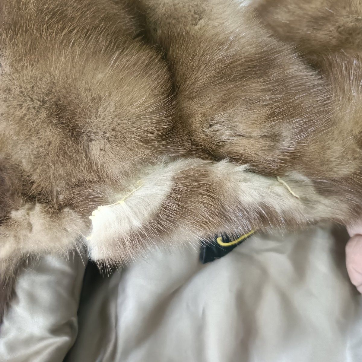 着丈100cm デミバフミンク ロングコート ファーコート ミンクコート