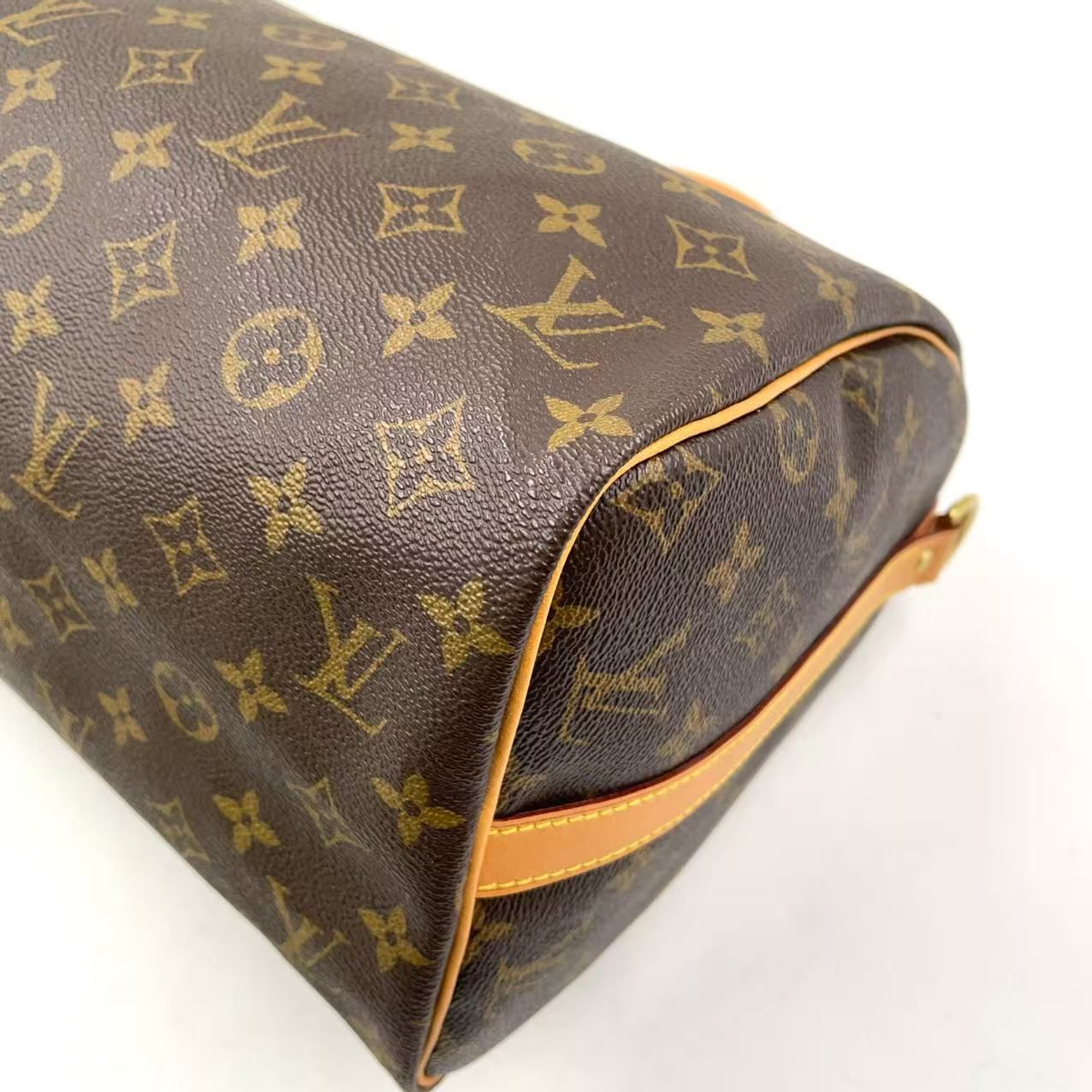 LOUIS VUITTON スピーディ30 モノグラム モノグラム レザー×PVC