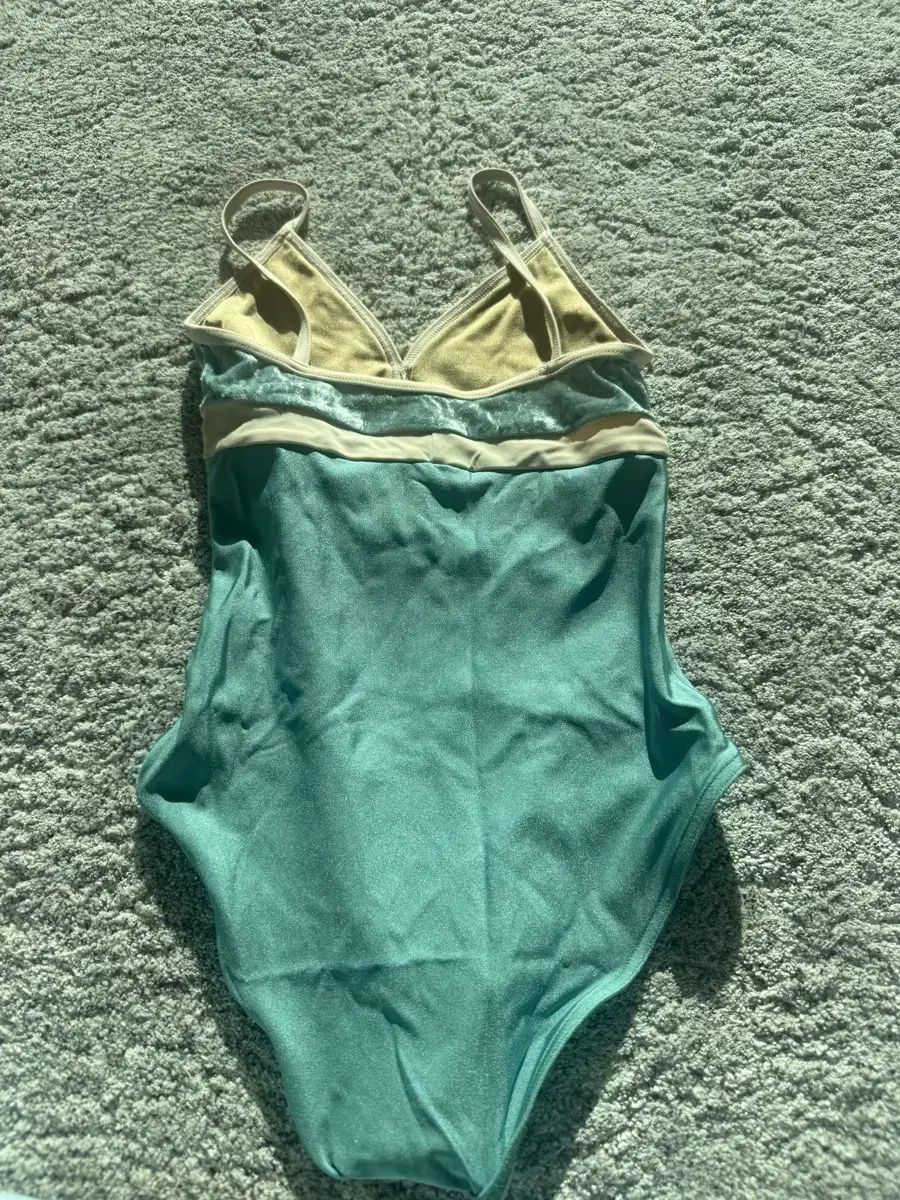 Uミコ バレエ レオタード M ミント ツアーベルベット yumiko zoe