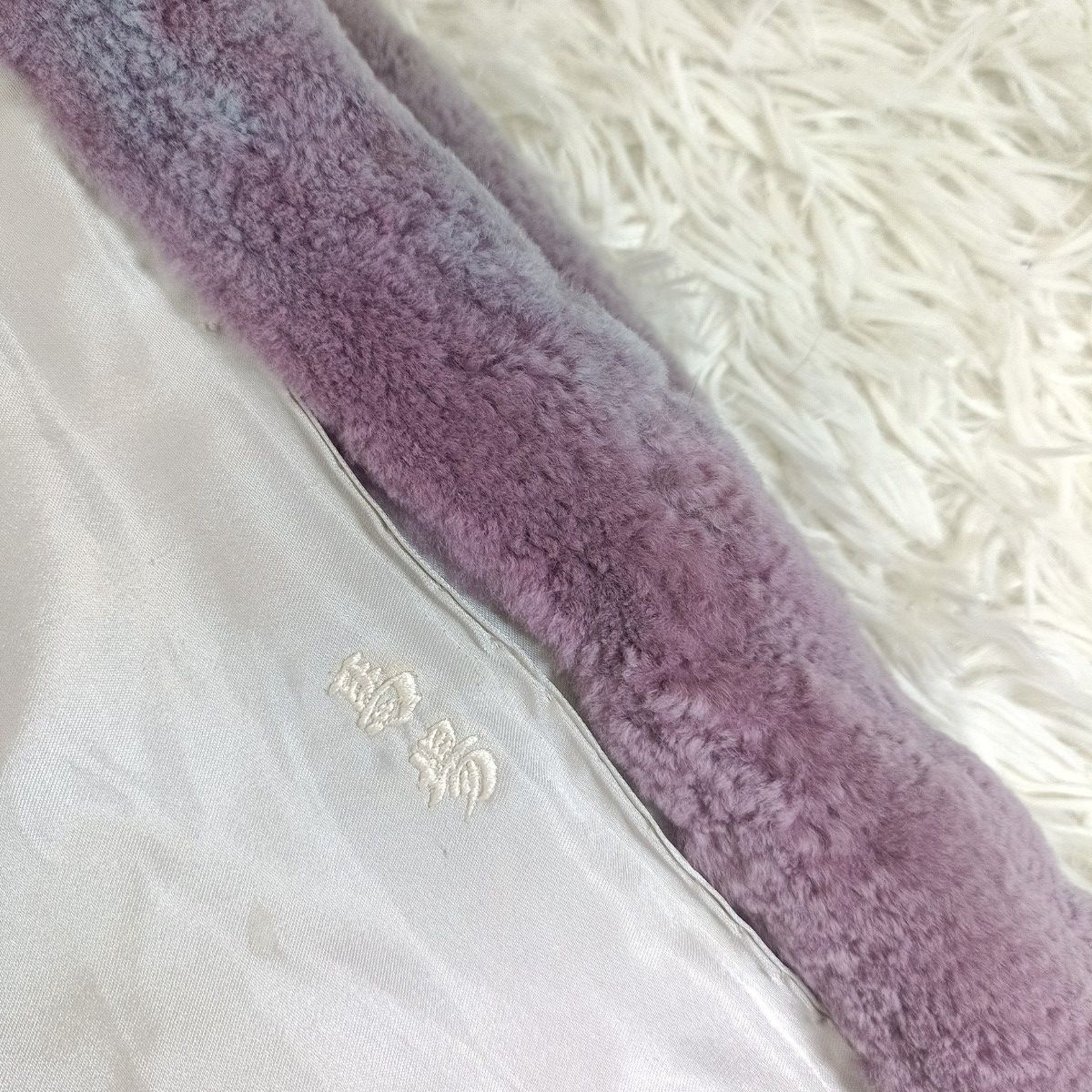 シェアードミンク ファーコート パープル系 ミンクコート リアルファー