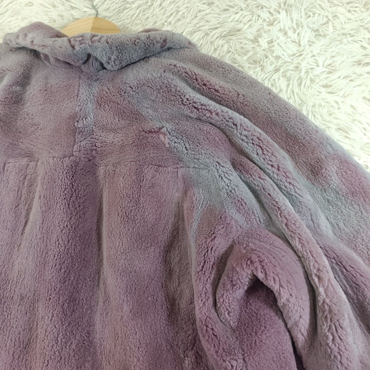 シェアードミンク ファーコート パープル系 ミンクコート リアルファー