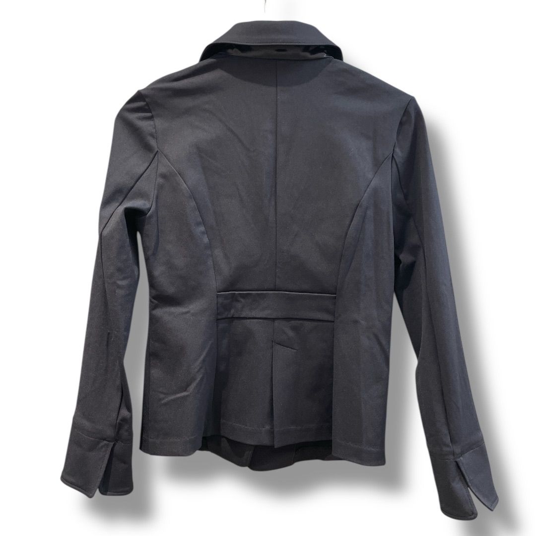 レジィーナロマンティコ Sサイズ　テーラードジャケット　ブラック　日本製 レジィーナロマンティコ】S テーラードジャケット ブラック 36