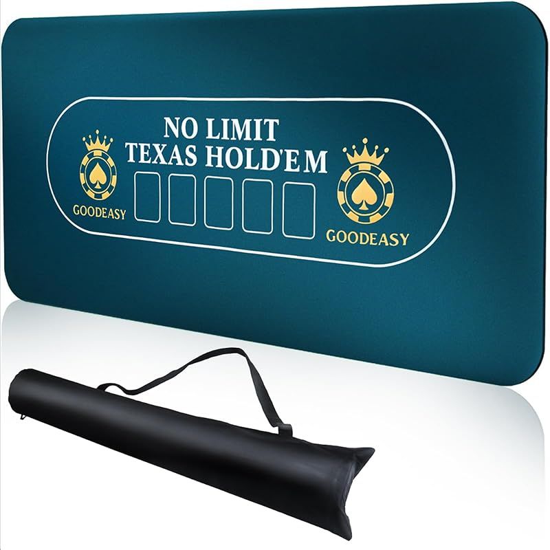 ポーカーマット 120cm×60cm テキサスホールデム カジノ 収納ケース付き Amazon.co.jp: 【ロノゲノム】 ポーカーマット 120cm×60cm テキサス