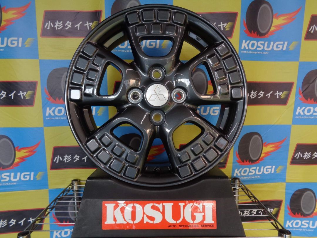 新車外し！ 三菱 デリカミニ 4WDモデル 純正 15インチ 中古ホイール 4