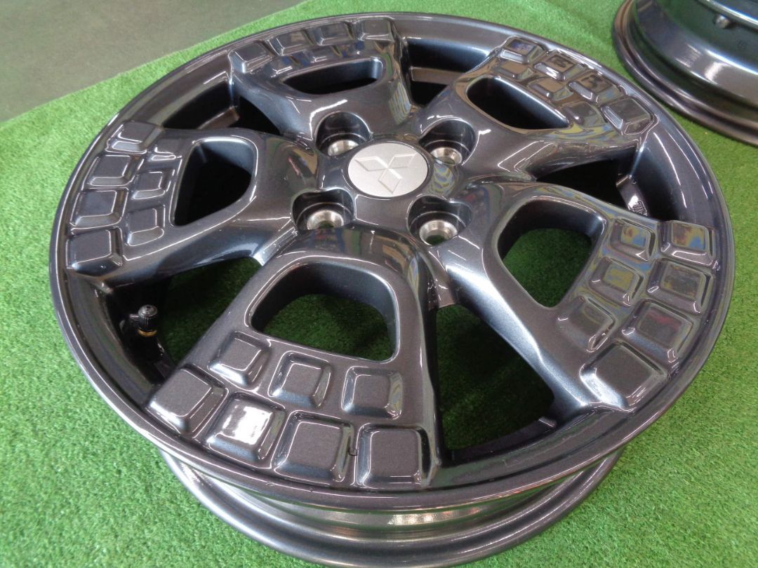 新車外し！ 三菱 デリカミニ 4WDモデル 純正 15インチ 中古ホイール 4